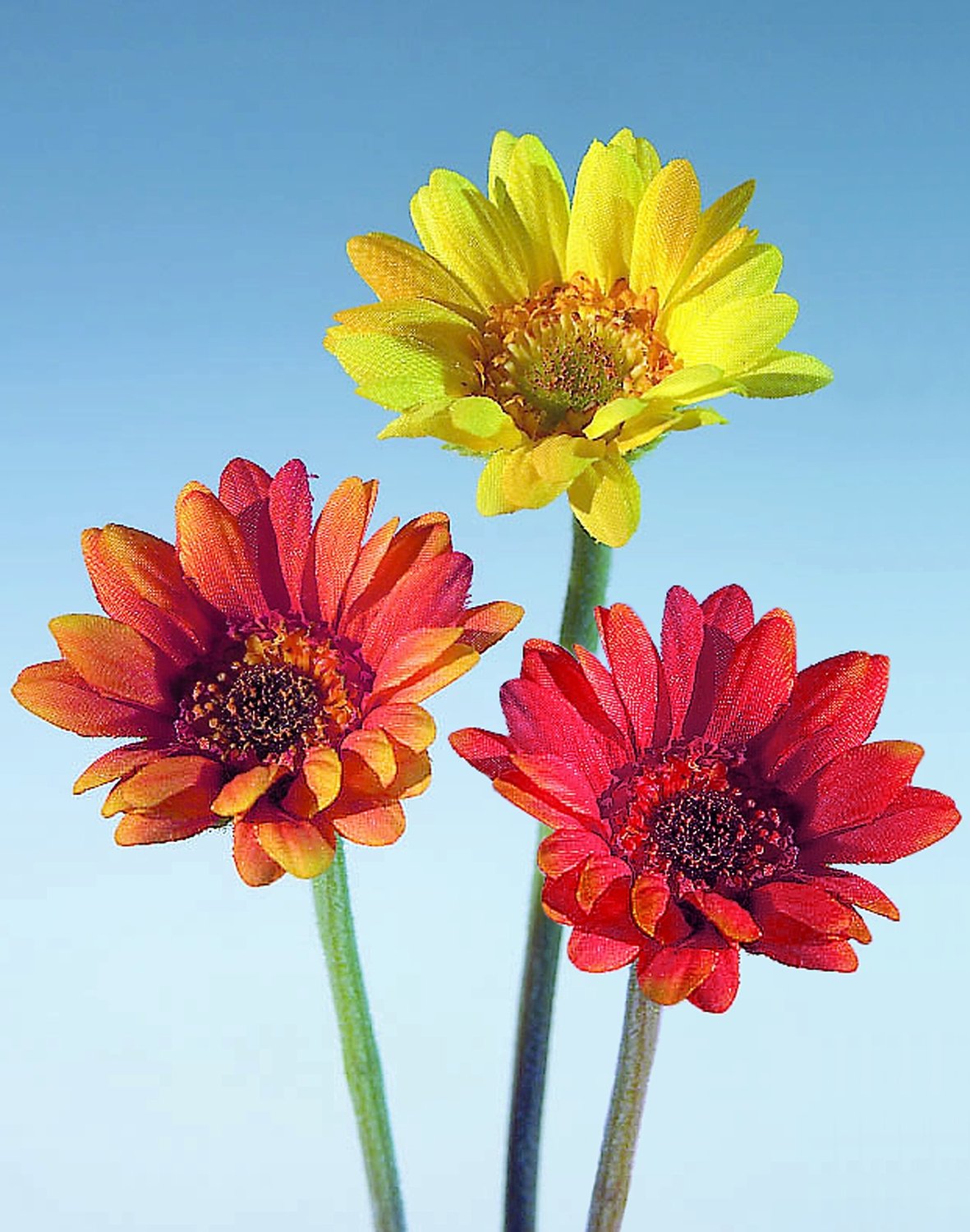 Künstliche Gerbera, 23 cm, rot