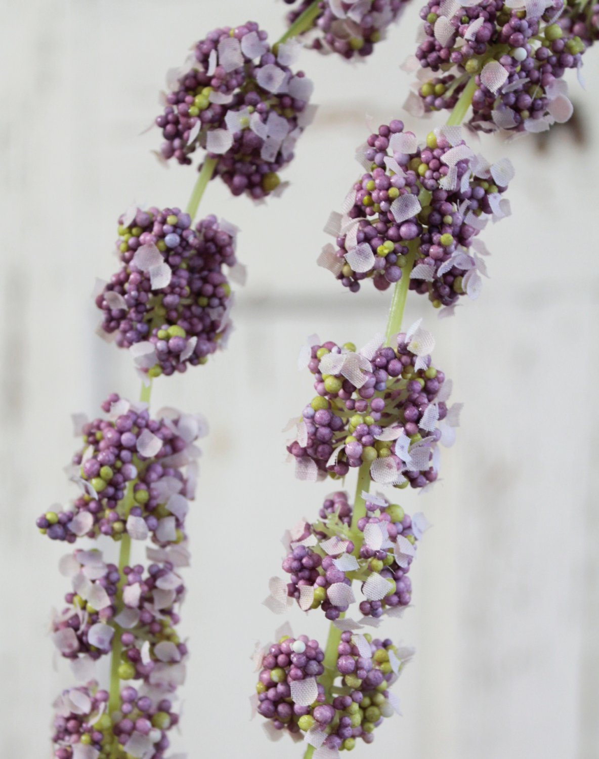 Künstlicher Amaranthus Zweig, 70 cm (105 cm), violett-grün