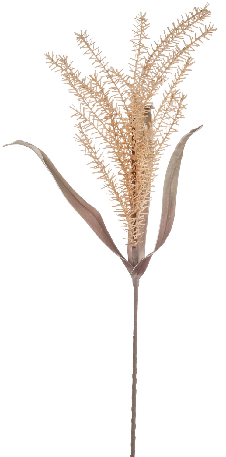 Deko Soft flower 'Pampasgras', 110 cm, gelb-weiß