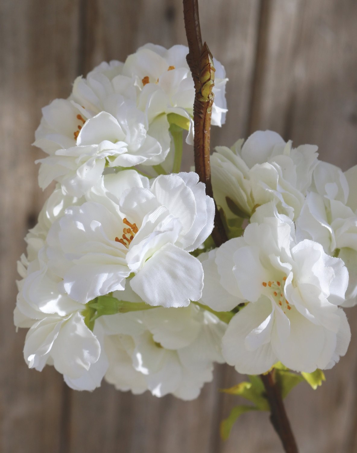 Artificial cherry blossom branch, 130 cm, beige-white