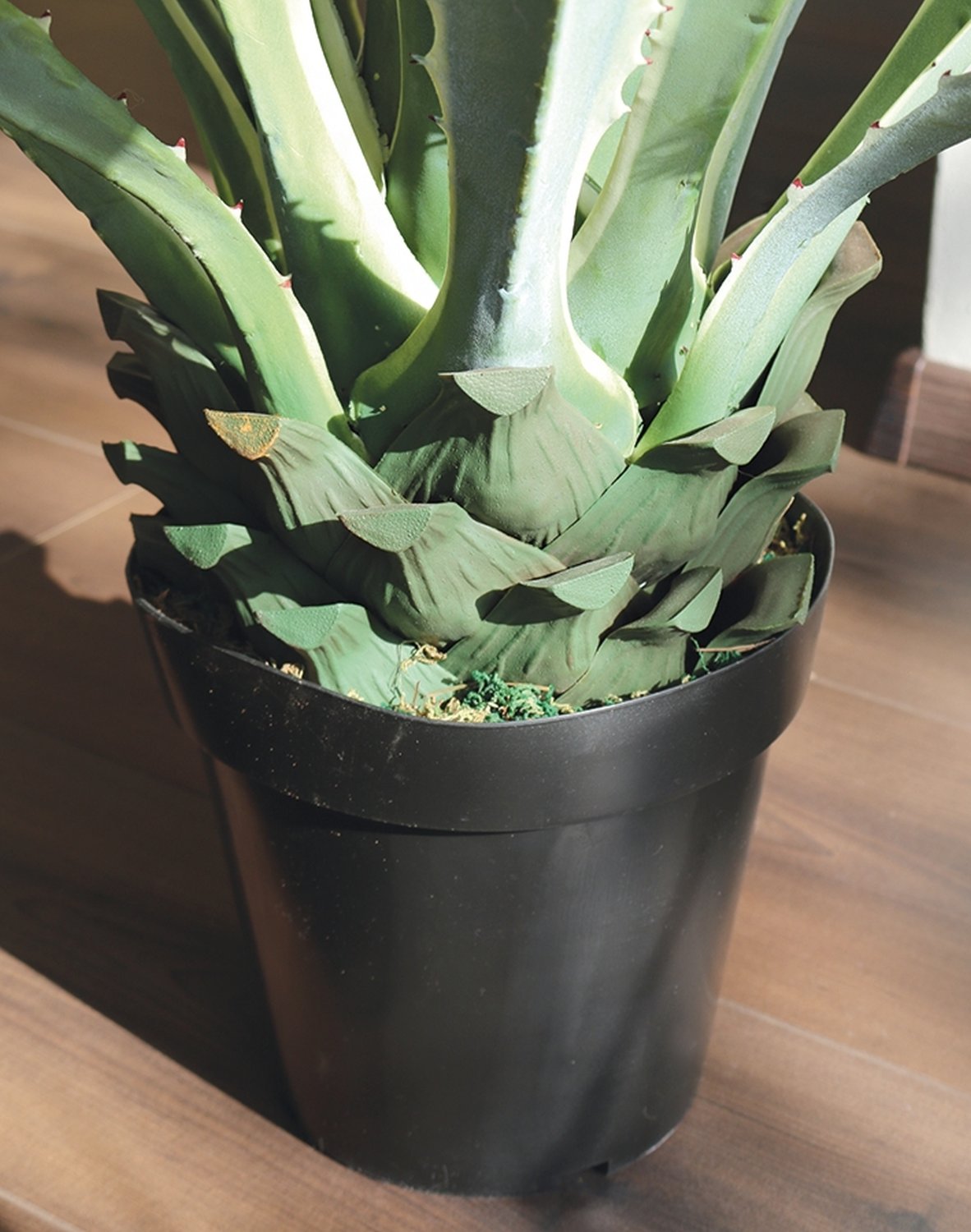 Künstliche Agave, getopft, 21 Blätter, 120 cm, grün-weiß Künstliche Agave, getopft, 21 Blätter, 120 cm, grün-weiß