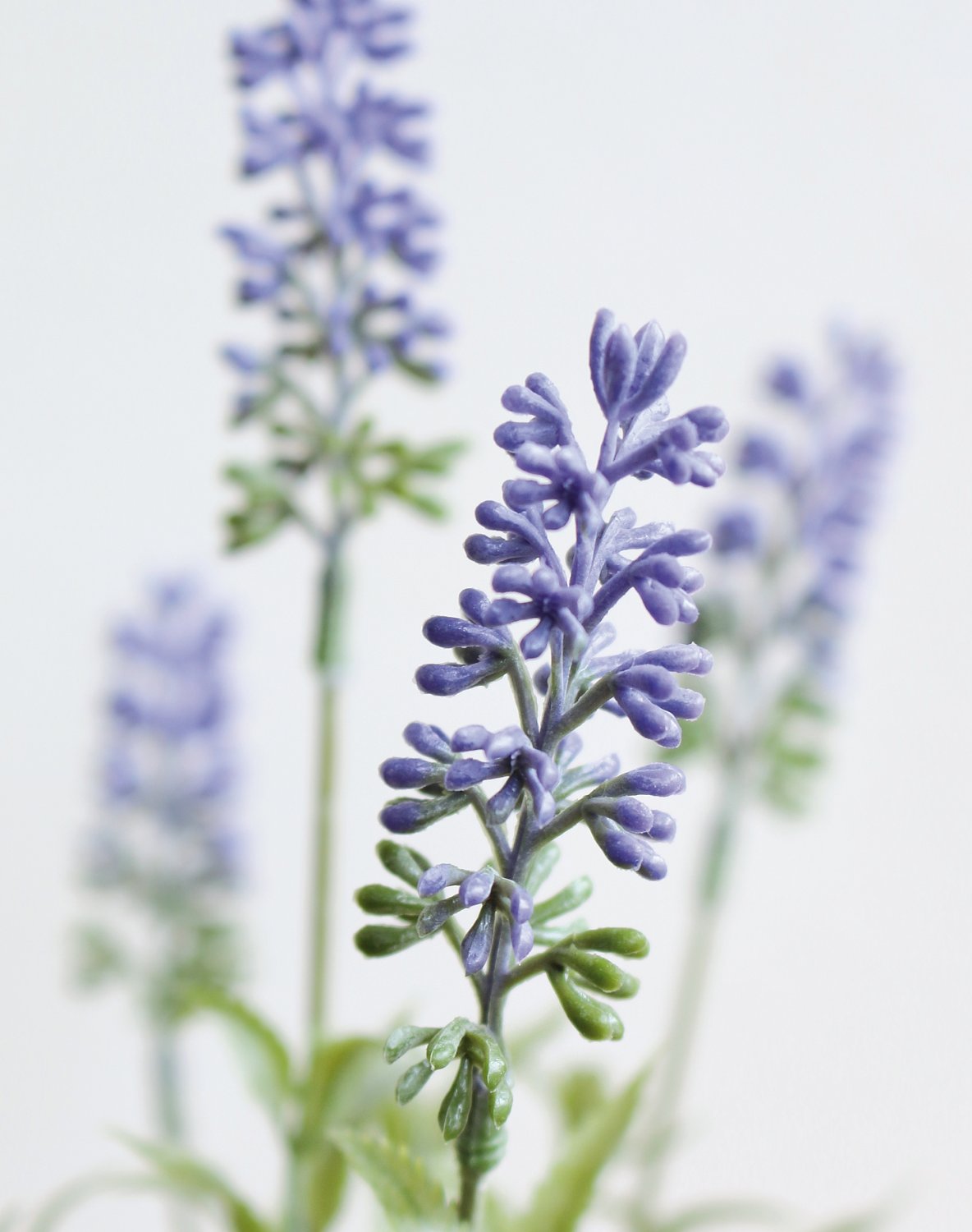 Faux lavender stem, 34 cm, lavender