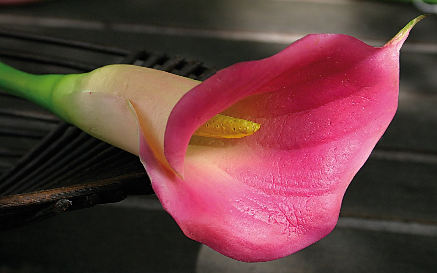 Künstliche Calla, 68 cm, Real Touch Soft, pink