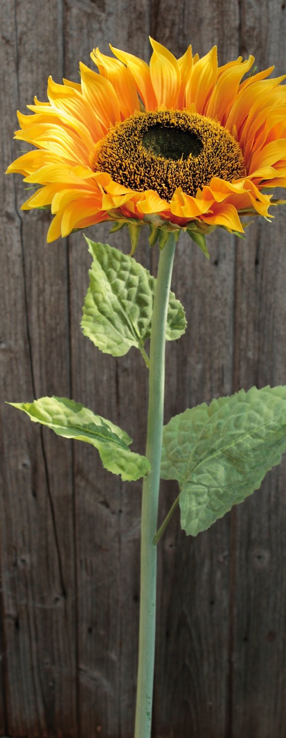 Künstliche Sonnenblume, 100 cm, gelb