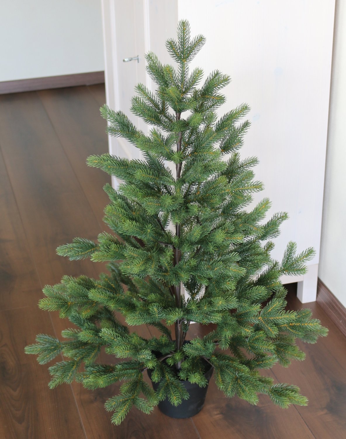 Künstlicher Tannenbaum, getopft, 90 cm, grün