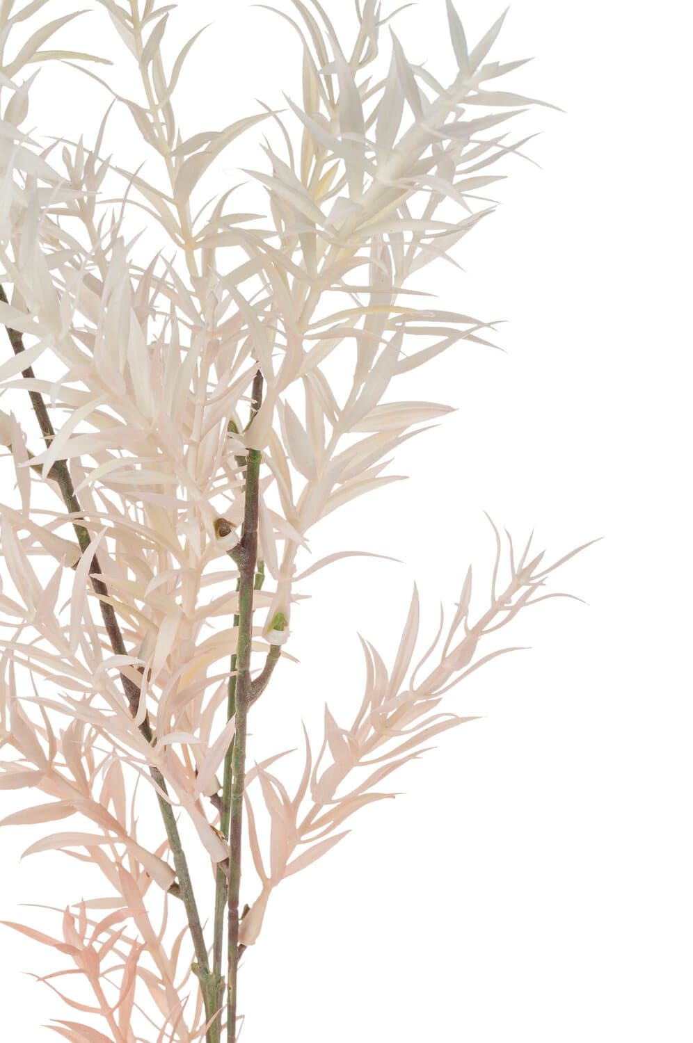 Silk grass branch, 78 cm, white-pink