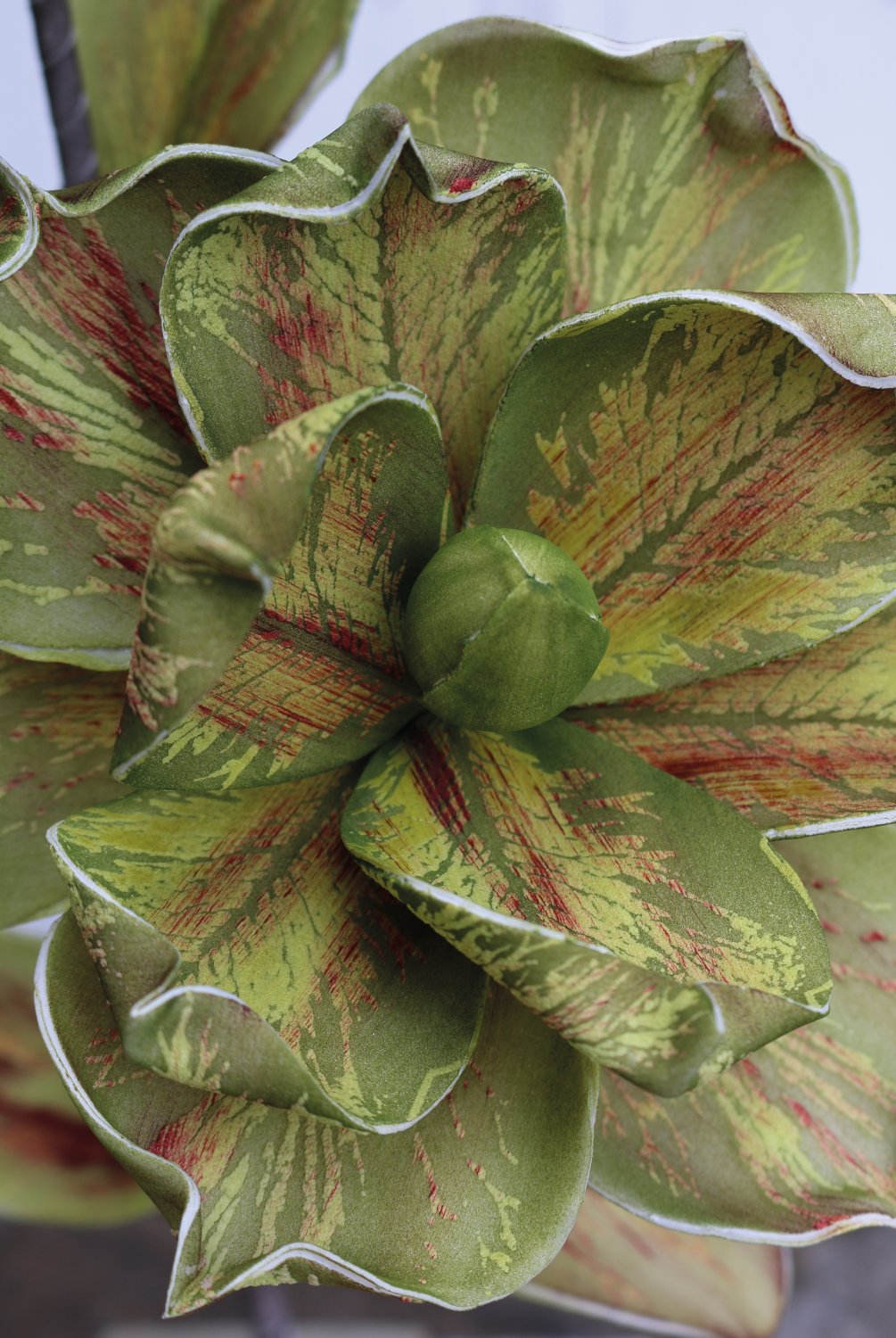 Künstliche Soft flower 'Blüte', 115 cm, grün-braun