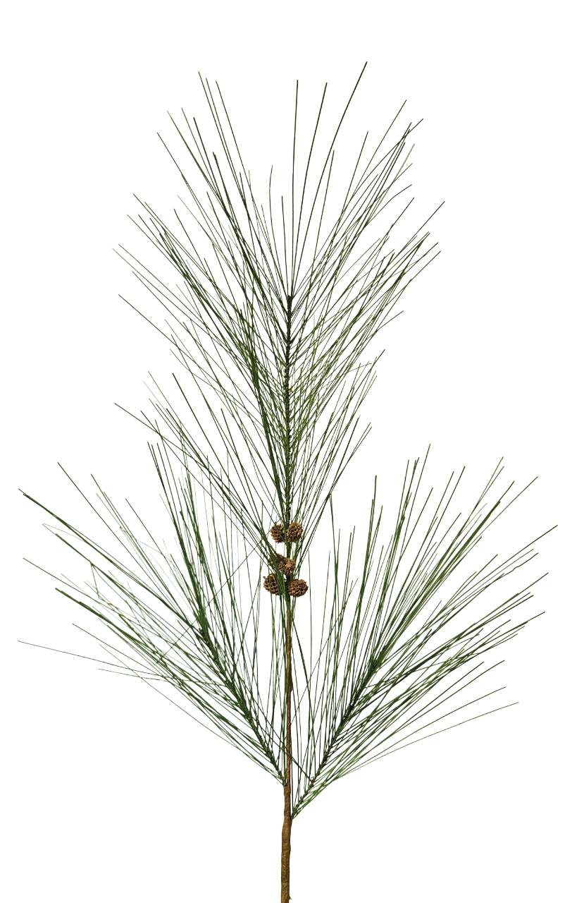 Artificial pine stem, 93cm, green