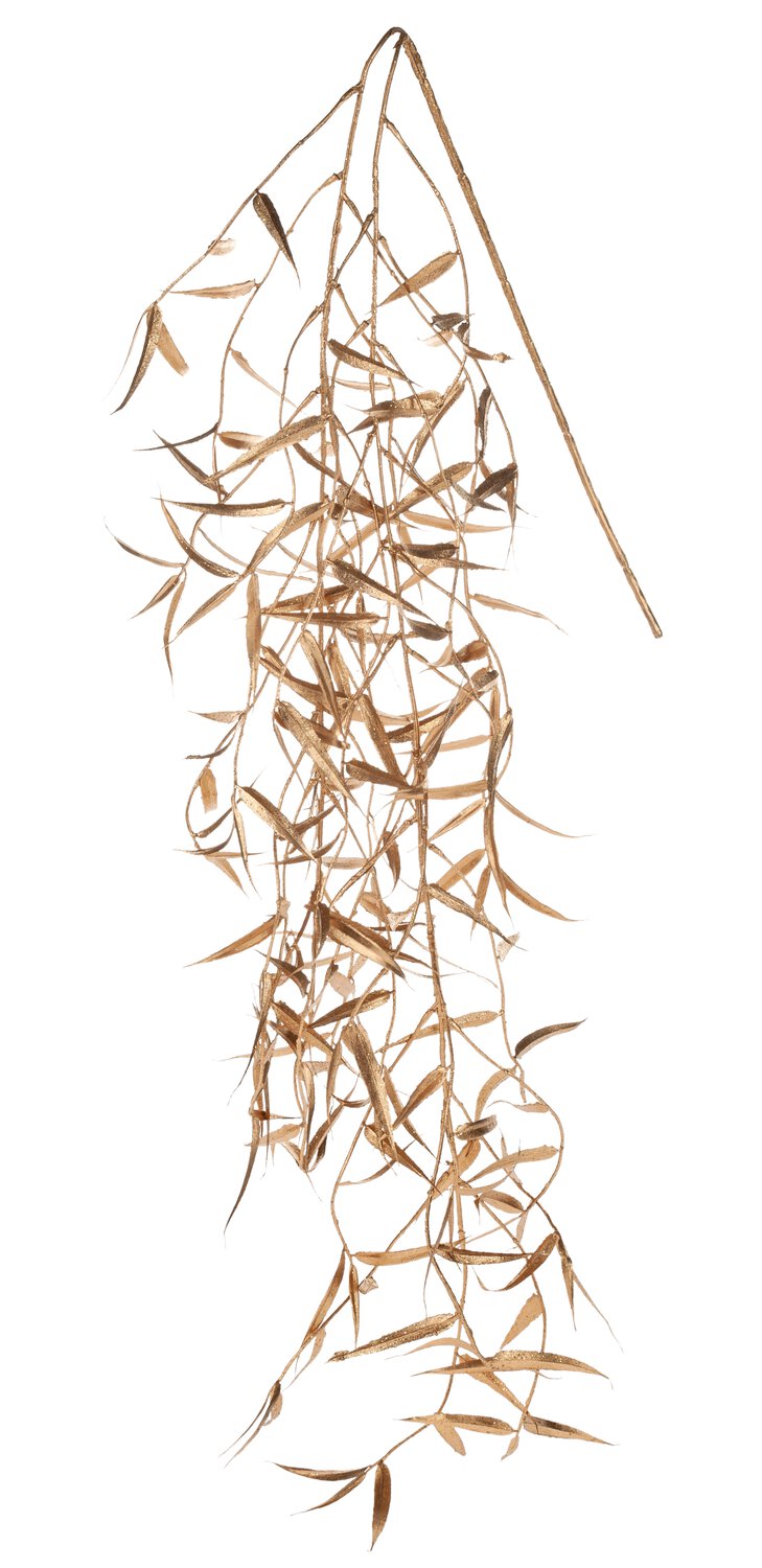 Künstlicher Trauerweiden Zweig, 98 cm, champagner-camelie