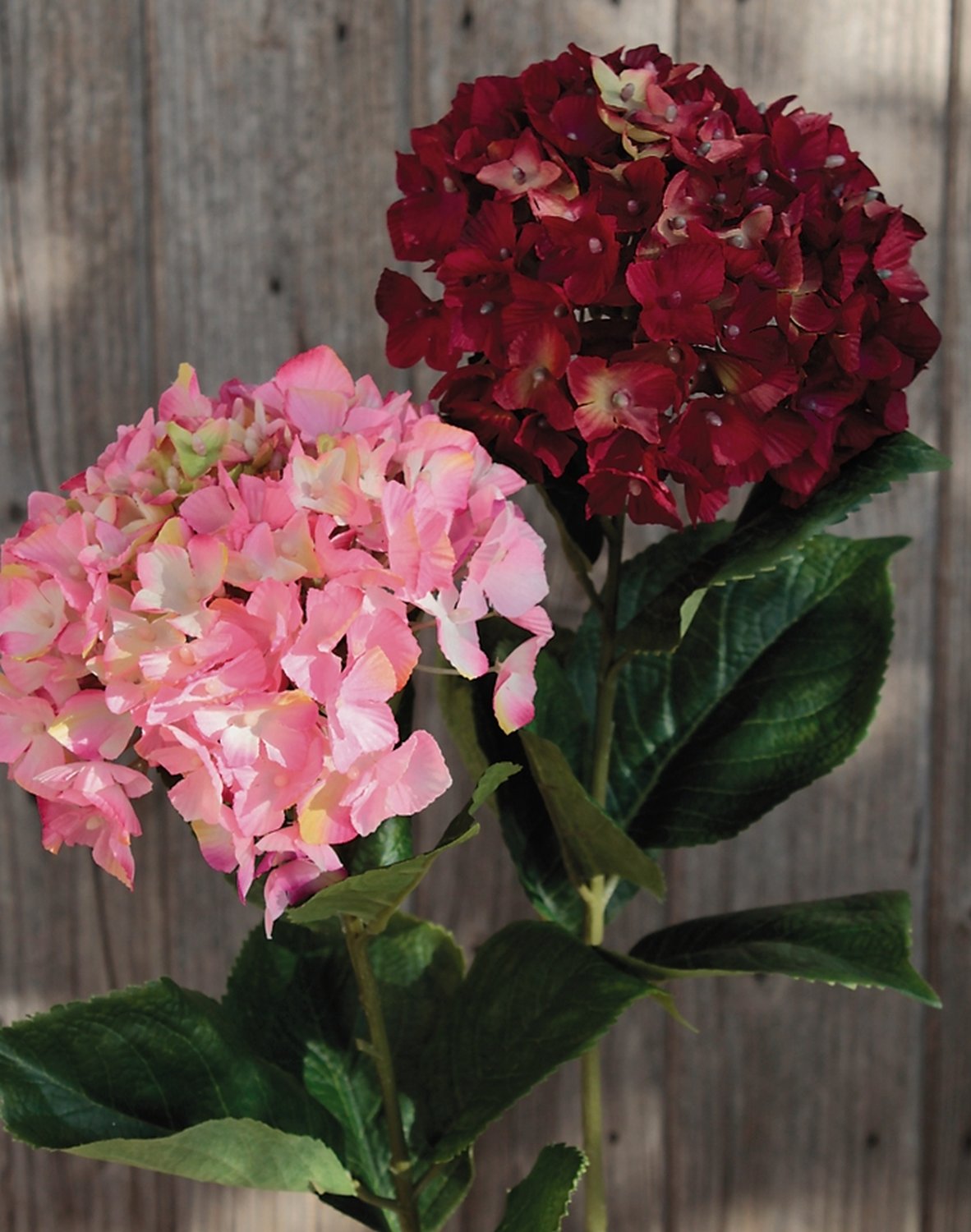 Artificial hortensia, 66 cm, pink