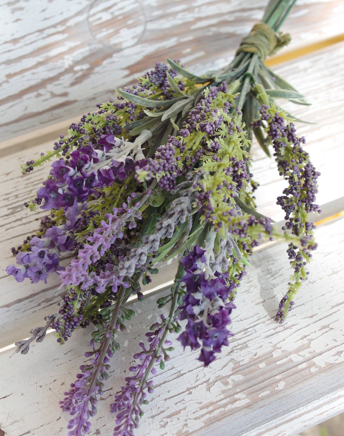 Lavanda finta VALERIE in vaso di terracotta, lilla, 30cm, Ø2cm - Fiori  artificiali