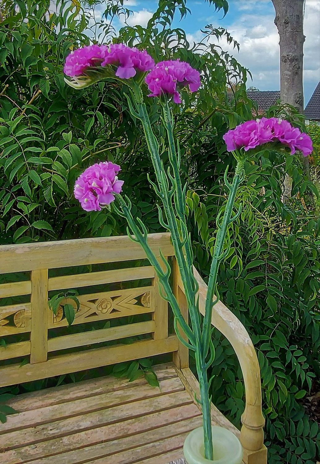 Limonium artificial, 64 cm, violeta claro-violeta oscuro Limonium artificial, 64 cm, violeta claro-violeta oscuro