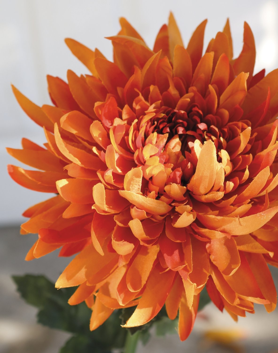 Künstliche Chrysantheme, 62 cm, orange