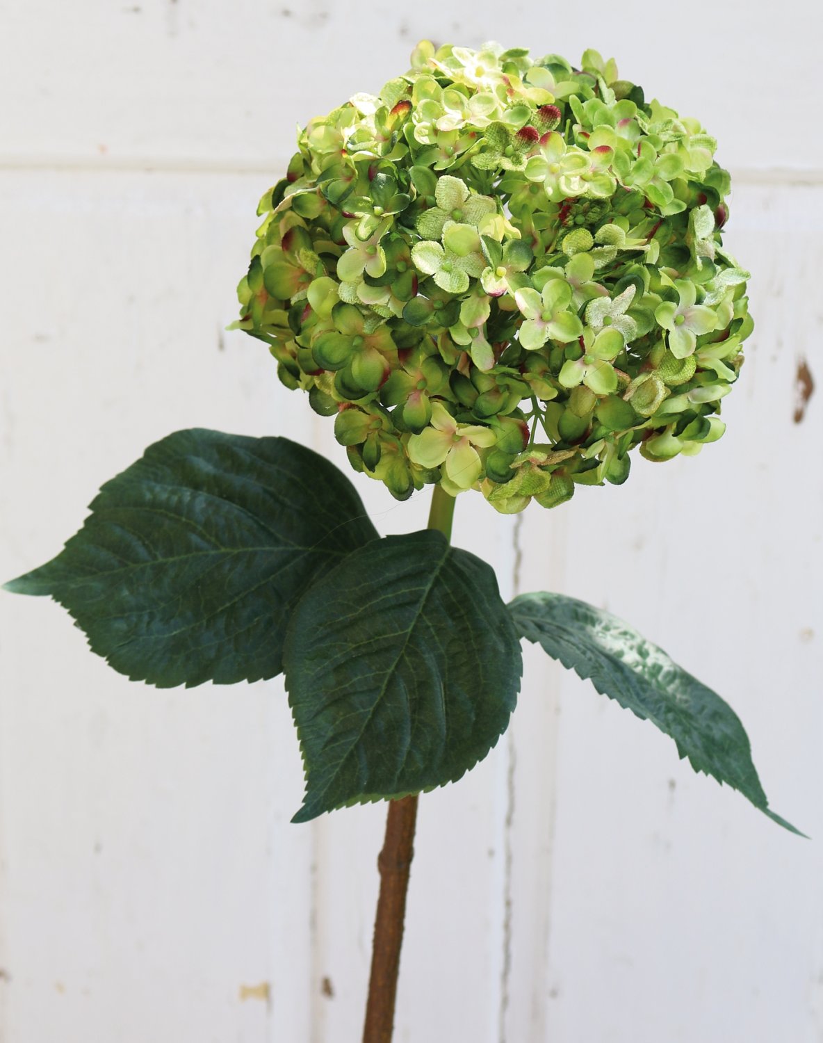 Hydrangea artificial flower, 60 cm, green