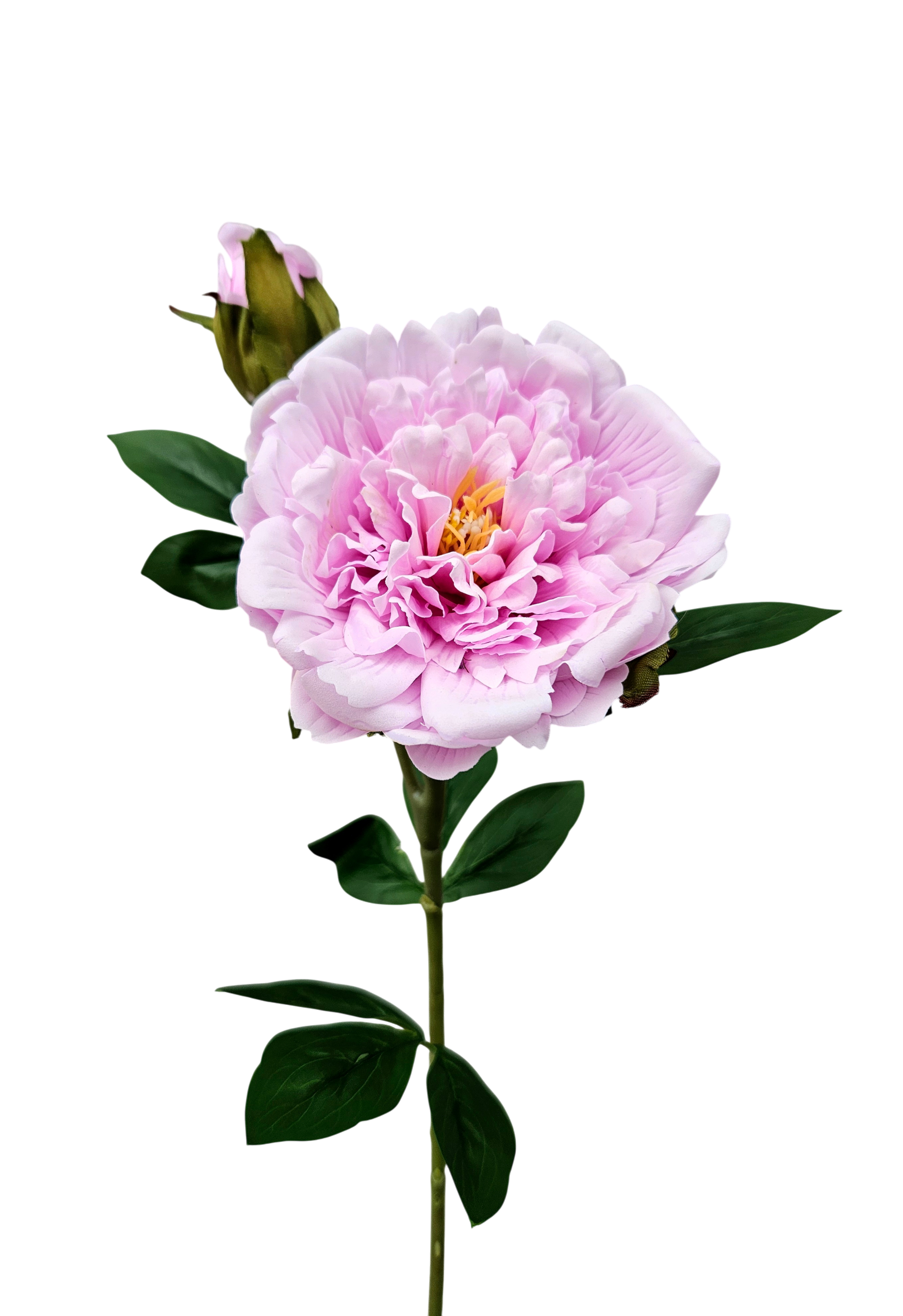 Künstliche Päonie, Soft Feel, 70 cm, hellrosa-dunkelrosa