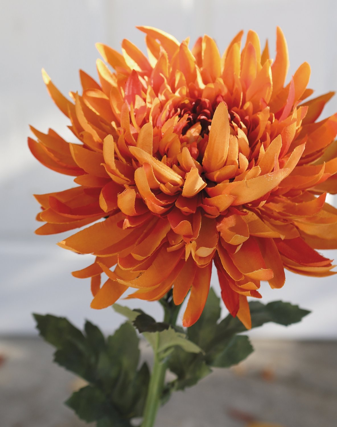 Künstliche Chrysantheme, 62 cm, orange