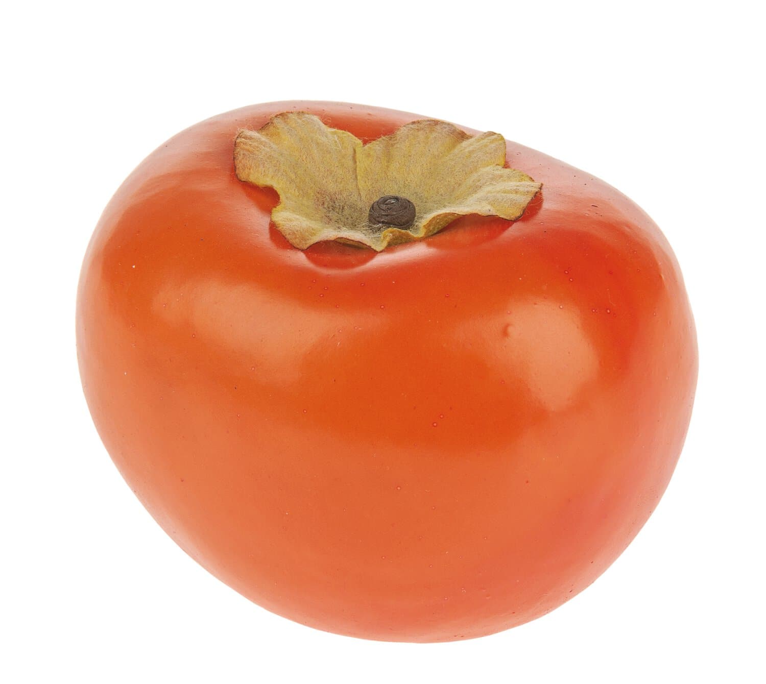 Artificial persimmon fruit, 8 cm, orange