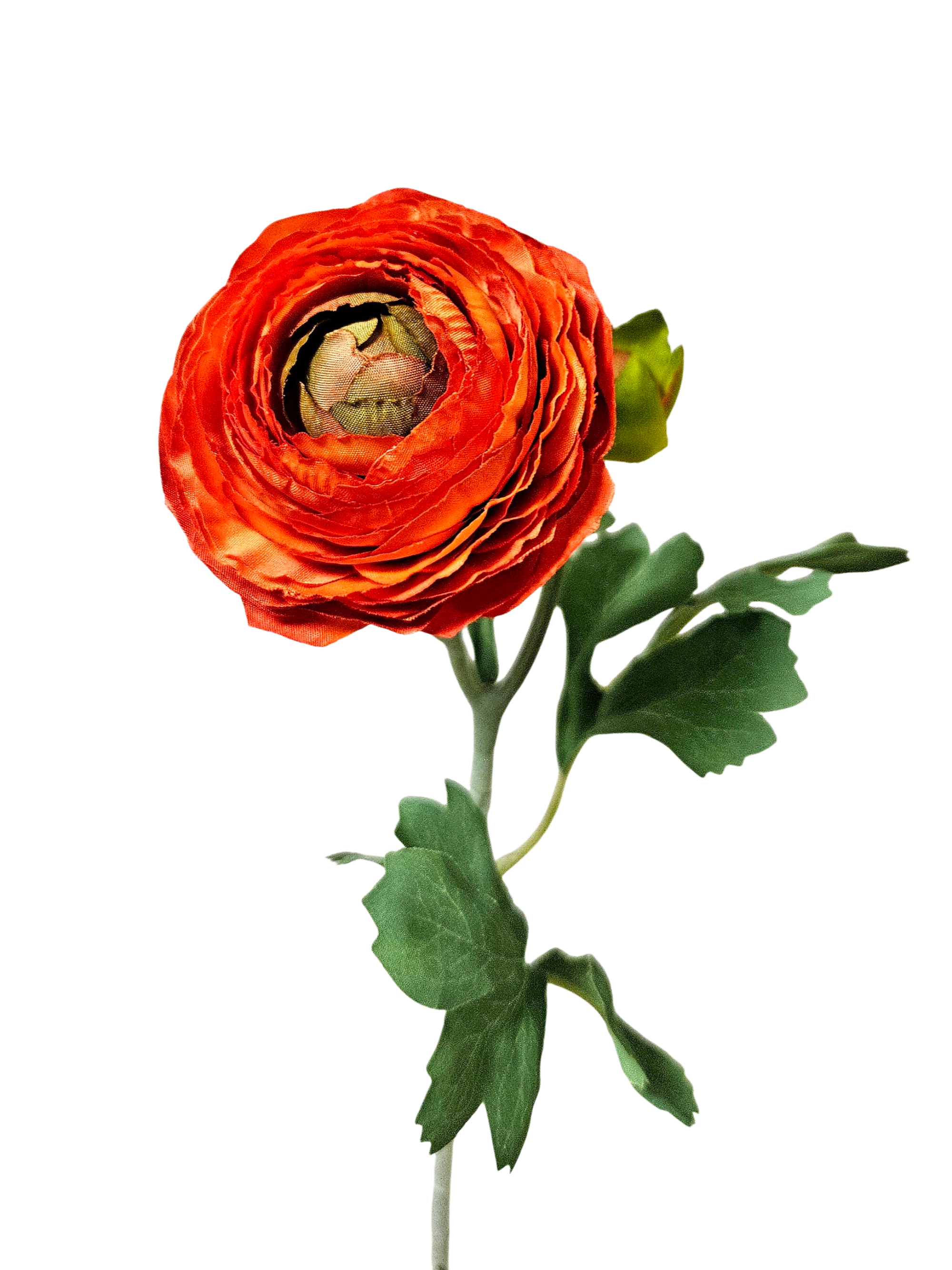 Künstliche Ranunkel, 44 cm, orange