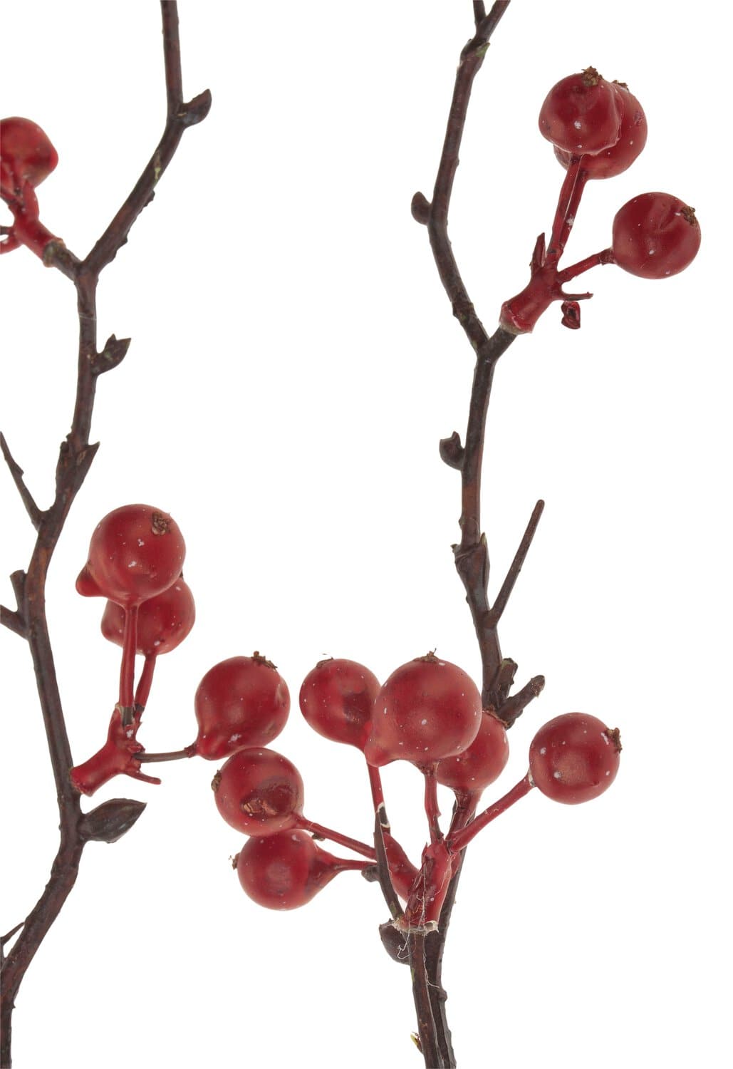 Silk berry branch, 99 cm, red