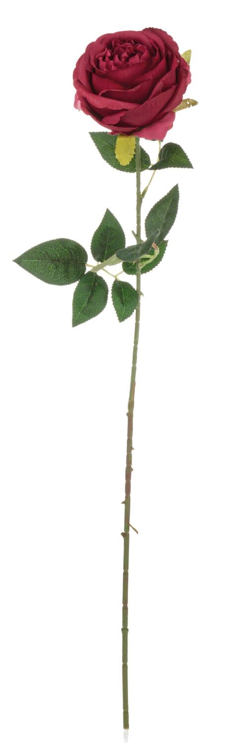 Unechte Rose, 70 cm, Ø 10 cm, trendy purple