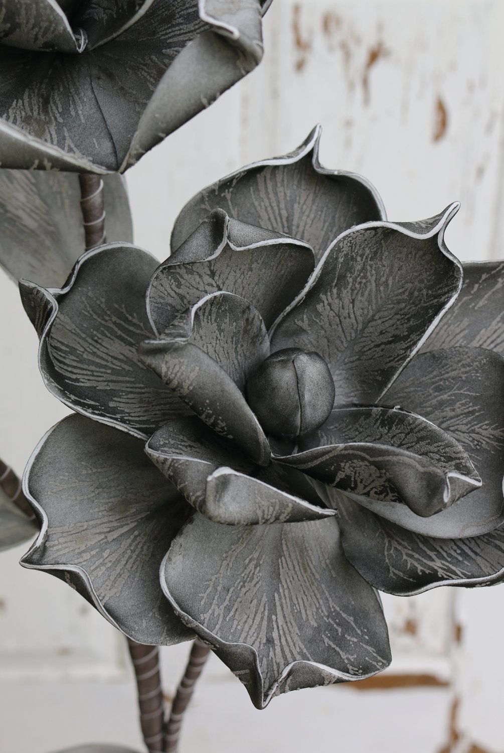 Künstliche Soft flower 'Blüte', 115 cm, schwarz