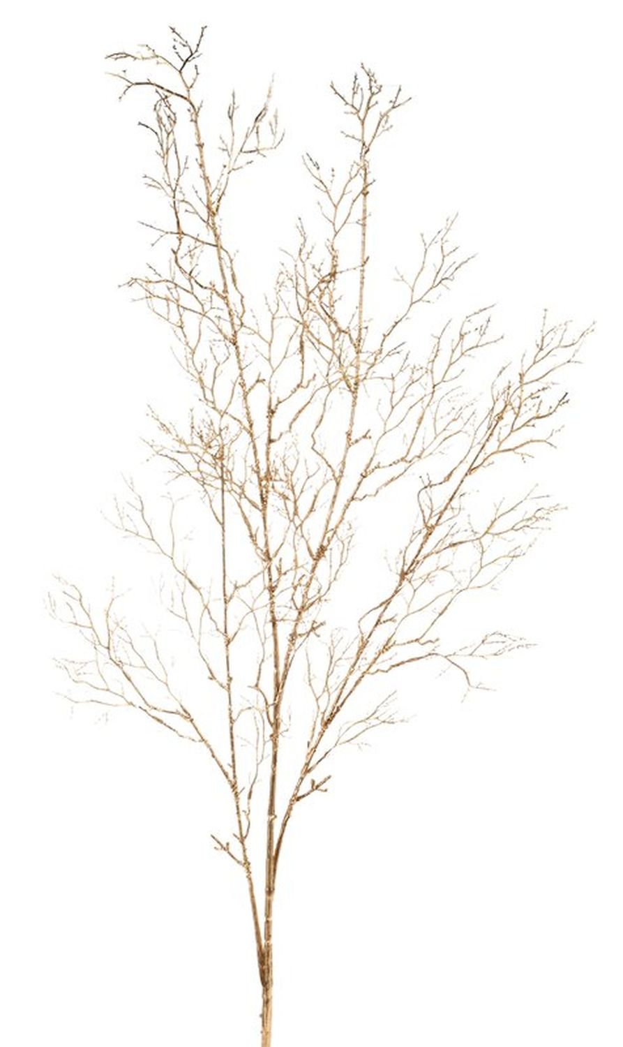 Decorative branch, 124 cm, champagne-camelie