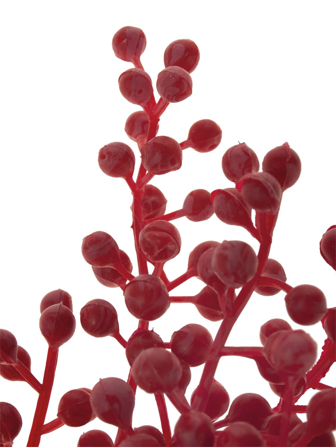 Artificial berry branch, 40 cm, red