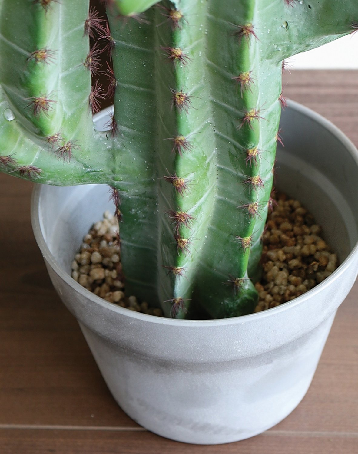 Cactus cereus artificiale, in vaso, 114 cm, verde