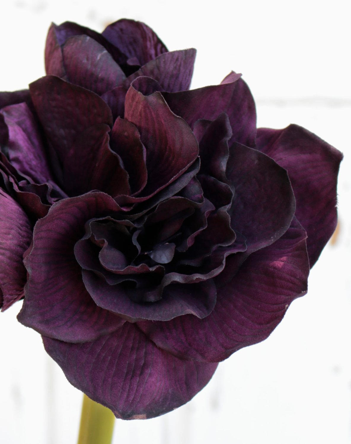 Künstliche Amaryllis, 4-fach, 80 cm, trendy purple