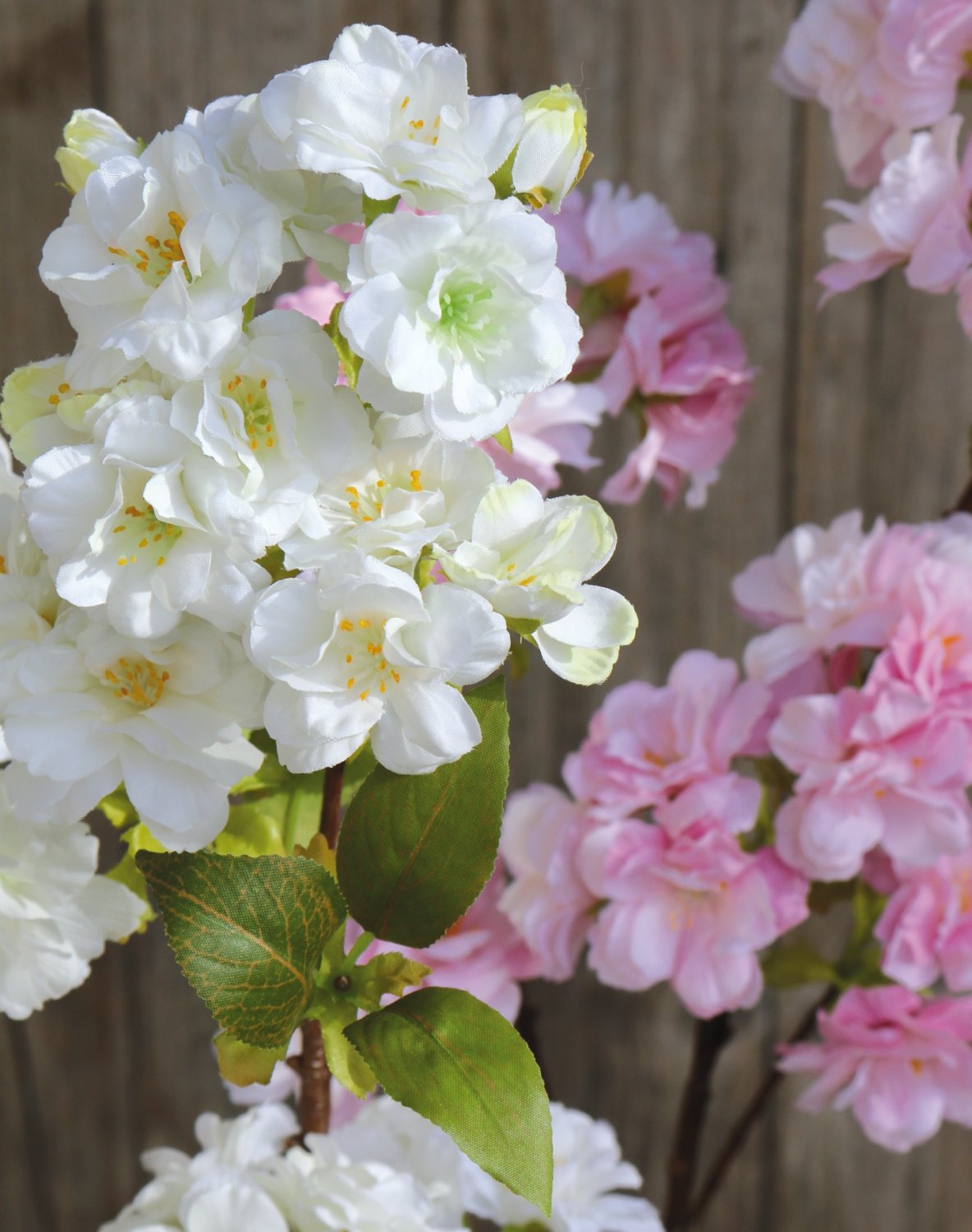 Fake cherry blossom branch, 80 cm, light pink