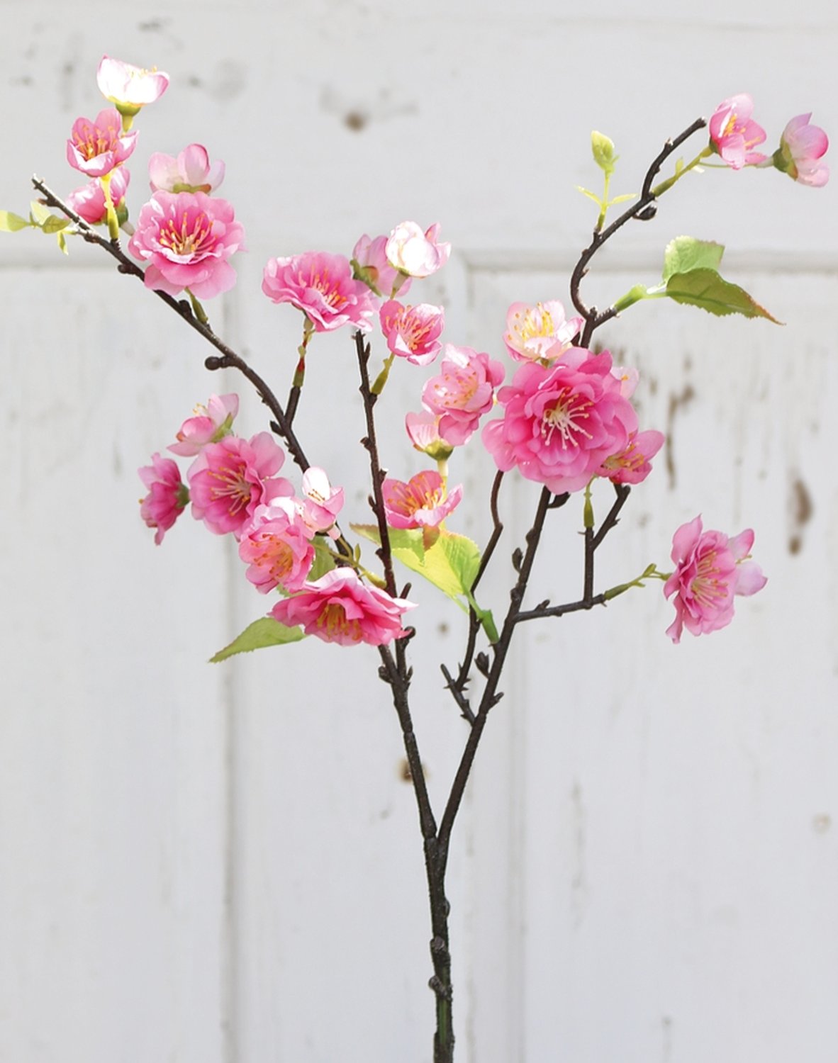 Fake cherry blossom branch, 47 cm, pink