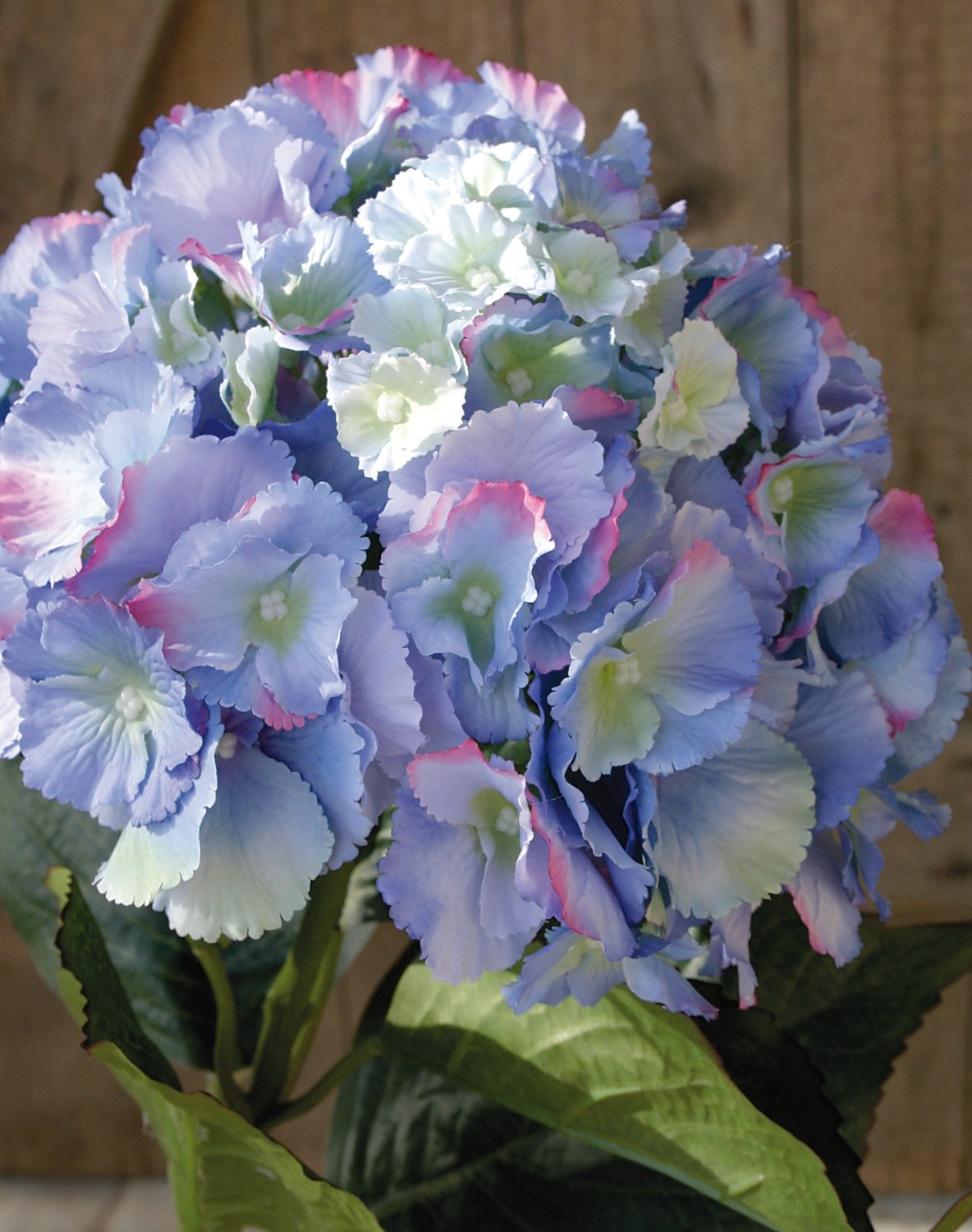 Künstliche Hortensie, 70 cm, blau-violett