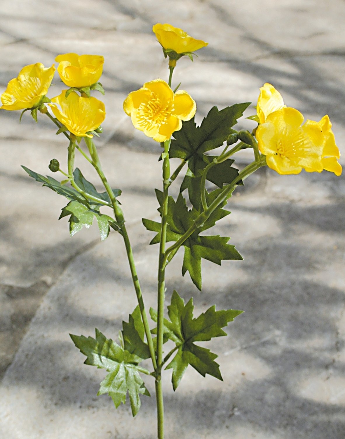 Künstliche Butterblume, 45 cm, gelb