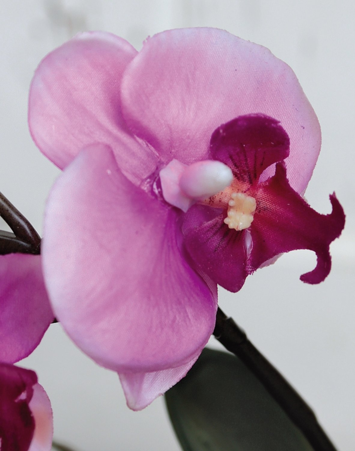 Künstliche Orchidee Phalaenopsis, getopft, 60 cm, Real Touch, hellviolett