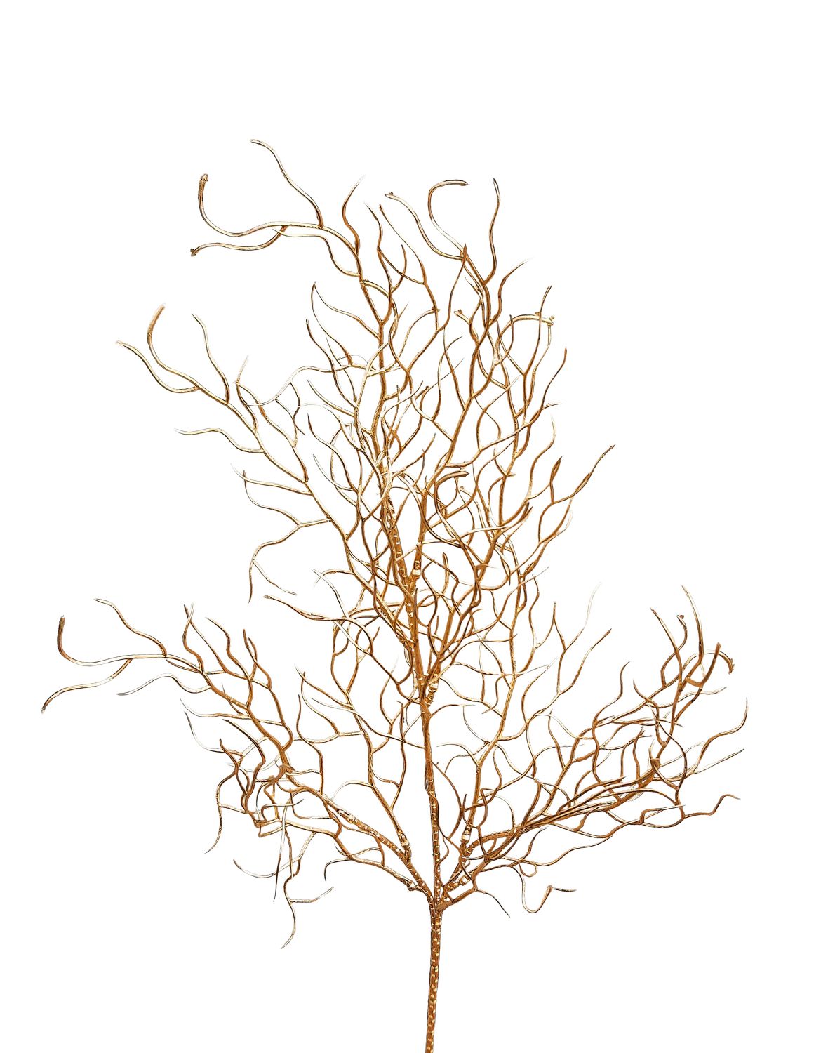 Artificial birch branch, 70 cm, gold