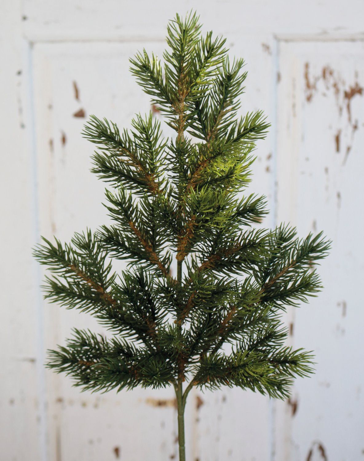 Fake fir branch, 48 cm, green