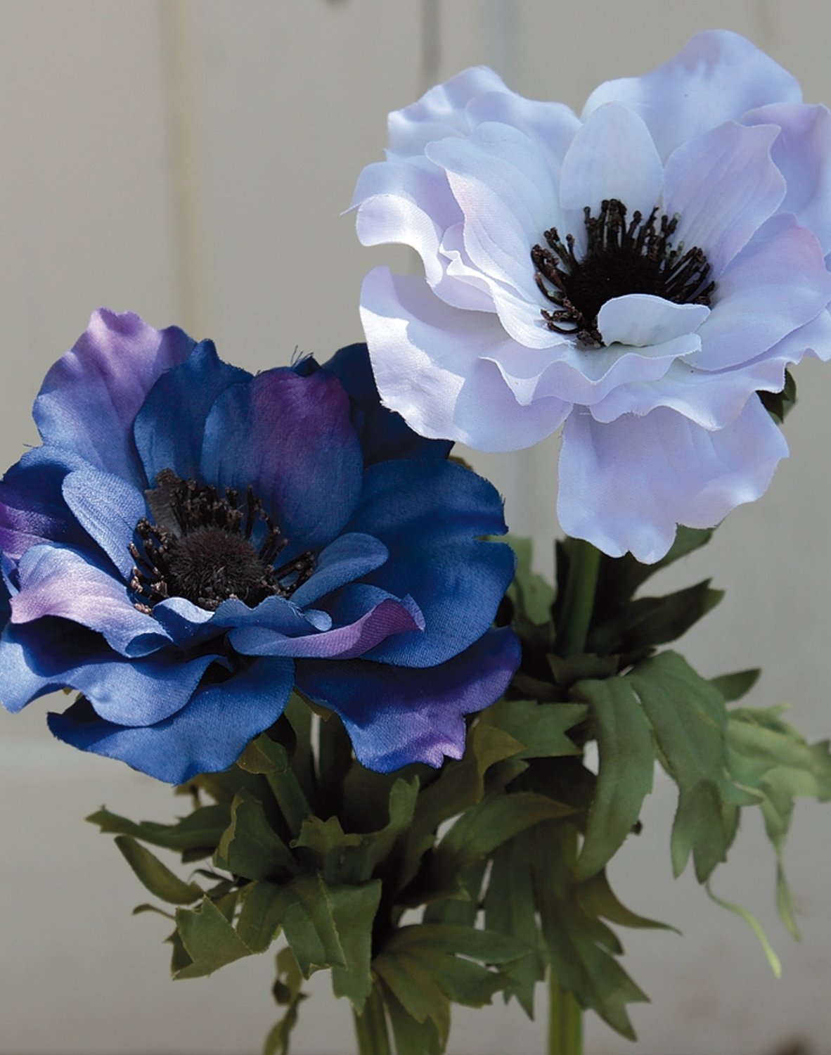 Anemone artificiale, 35 cm, lilla