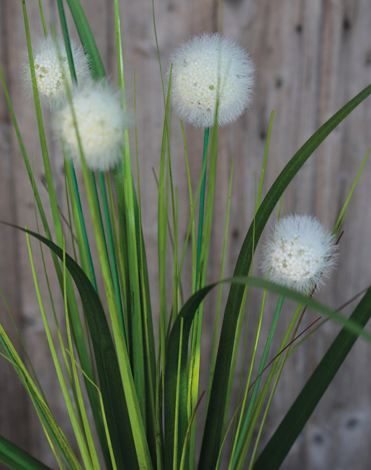 Artificial grass ball, 75 cm, green-white