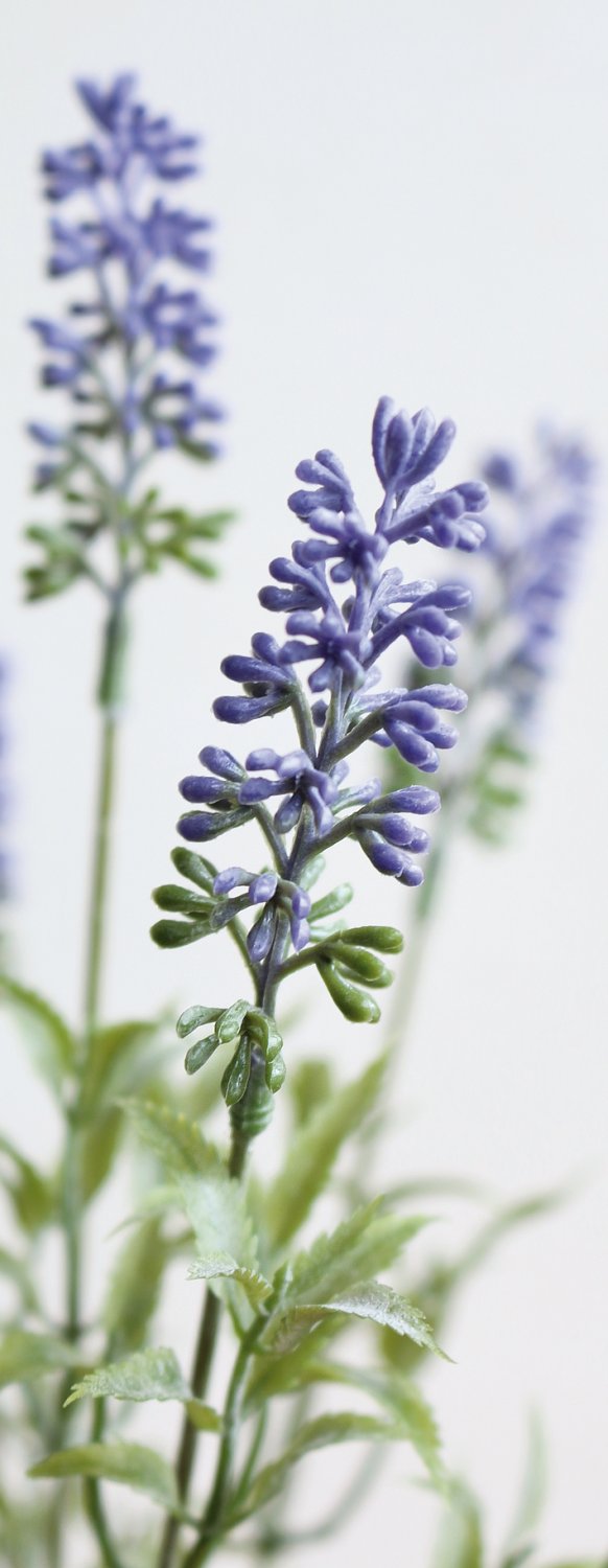 Faux lavender stem, 34 cm, lavender