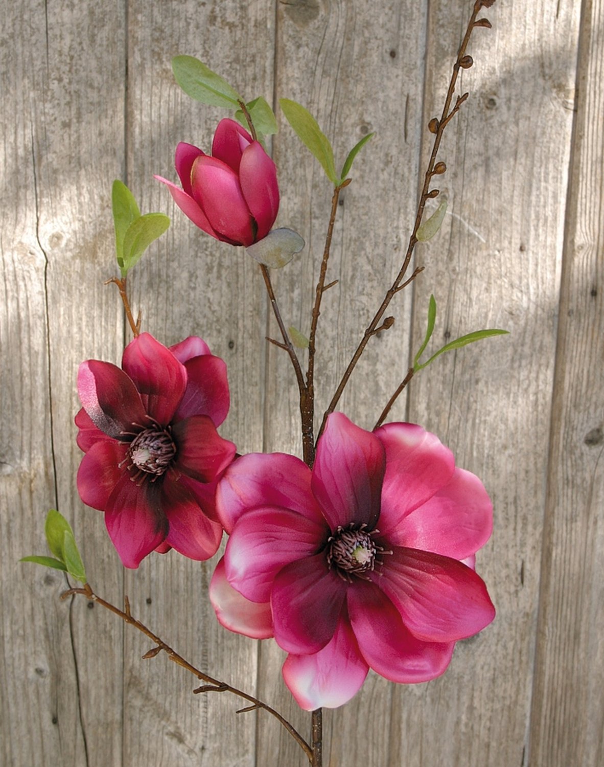 Ramita artificial de magnolia en flor, 80 cm, trendy purple Ramita artificial de magnolia en flor, 80 cm, trendy purple