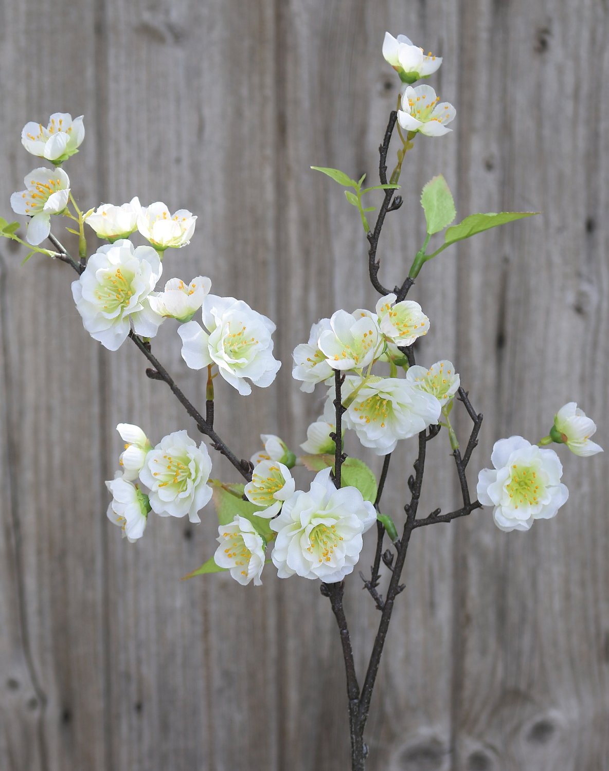 Rama artificial de cerezo en flor, 47 cm, blanco crema Rama artificial de cerezo en flor, 47 cm, blanco crema