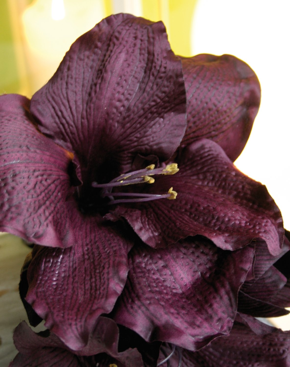 Künstliche Amaryllis, 75 cm, trendy purple