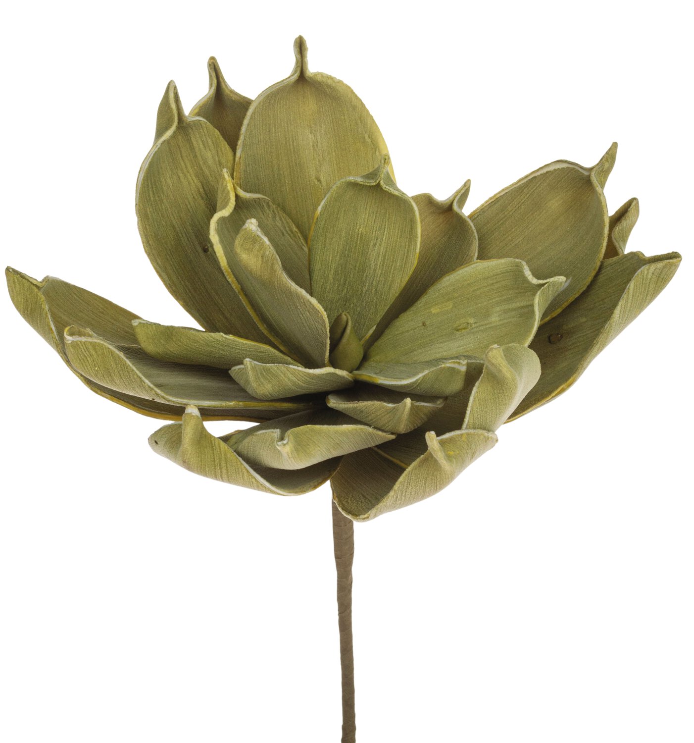 Deko Soft flower 'Aloe', 30 cm, hellgrün