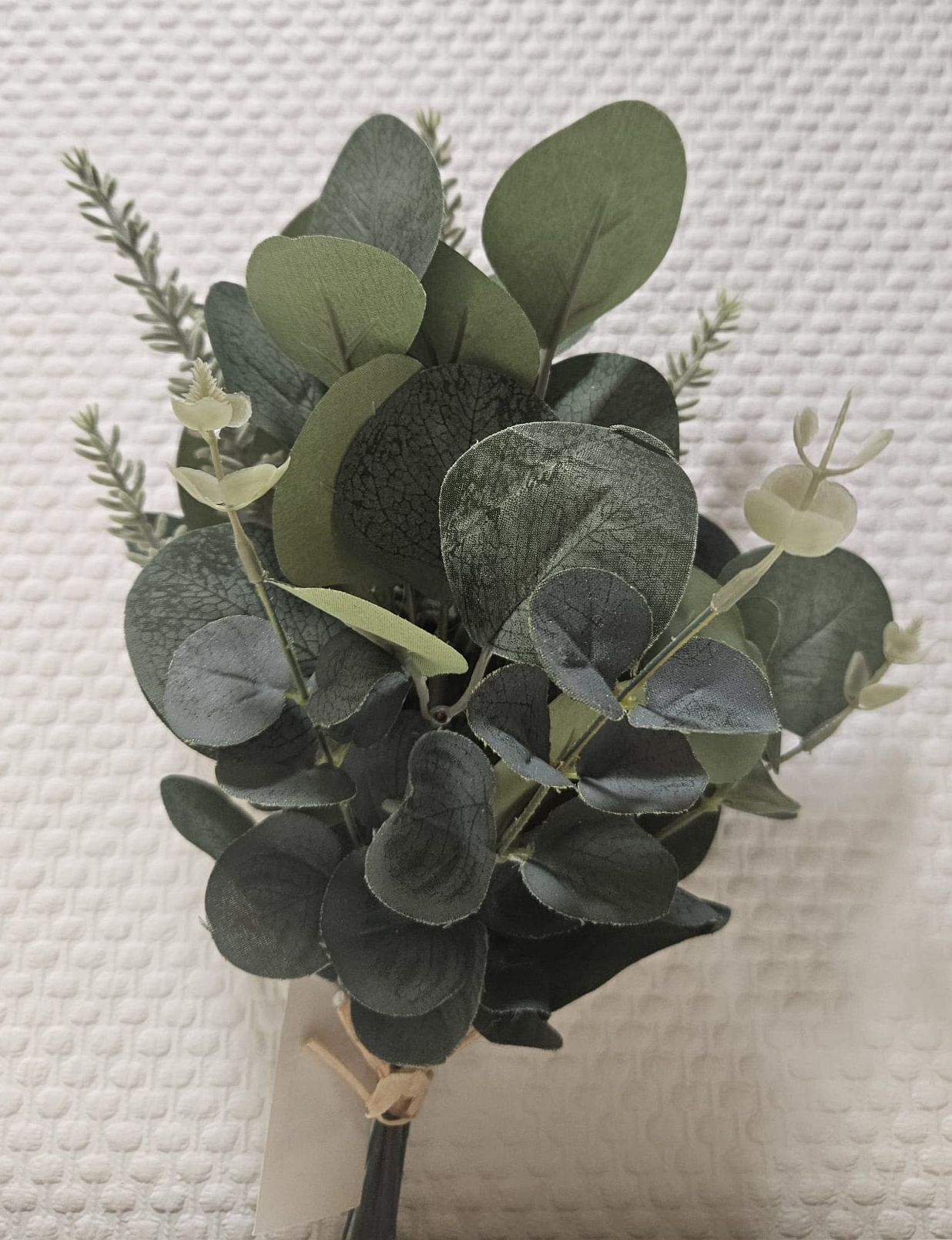 Botte d'eucalyptus artificiel, mélangé, 30 cm, vert-gris
