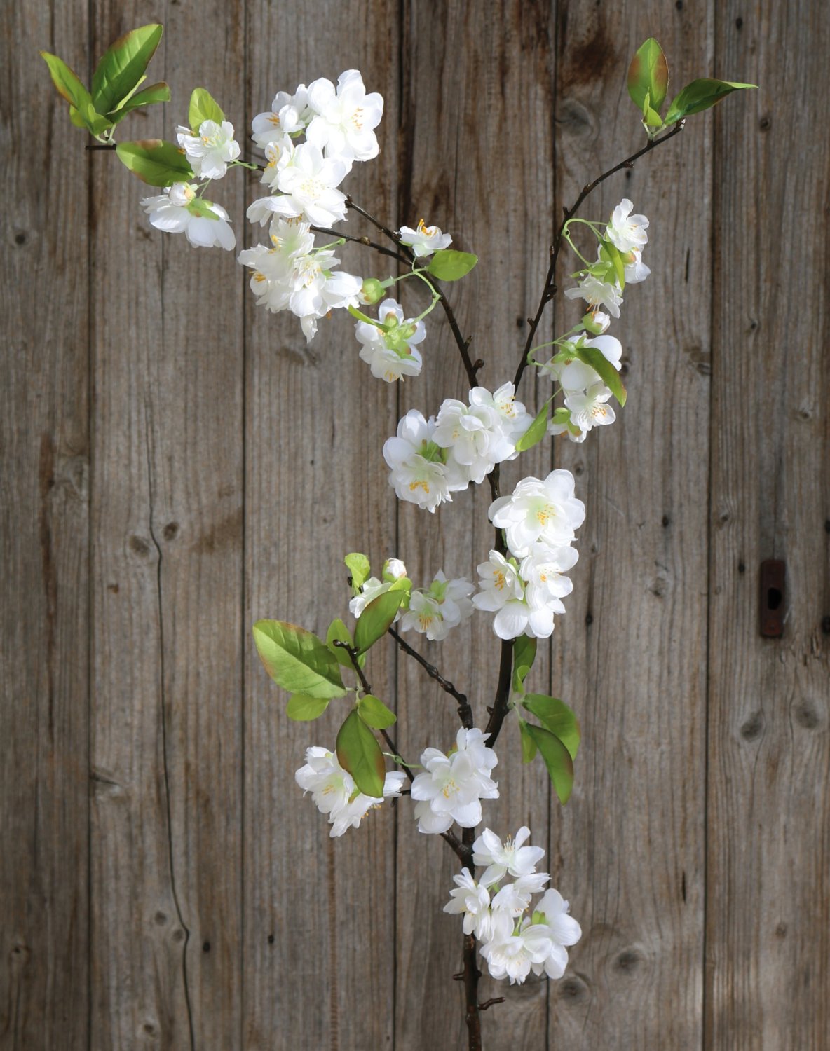 Rama sintética de cerezo en flor, 110 cm, blanco crema Rama sintética de cerezo en flor, 110 cm, blanco crema