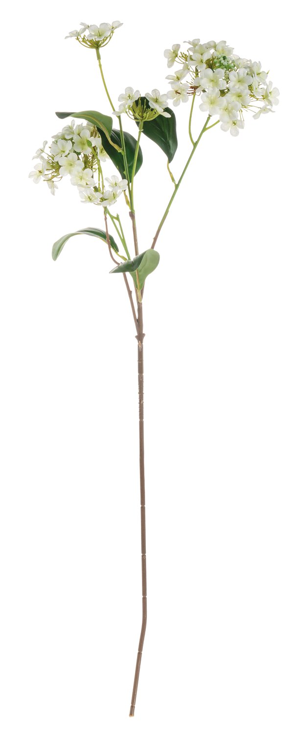 Kunst Virburnum, 69 cm, weiß-grün