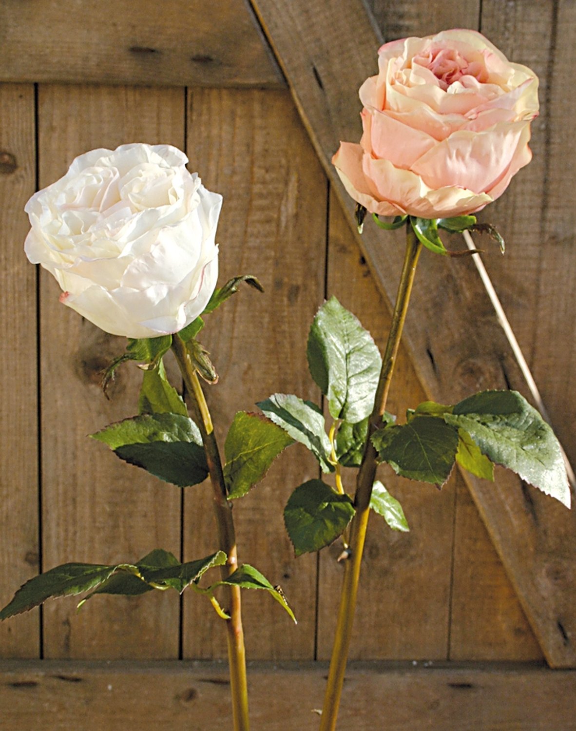 Künstliche Rose Duchesse, 52 cm, aprikose
