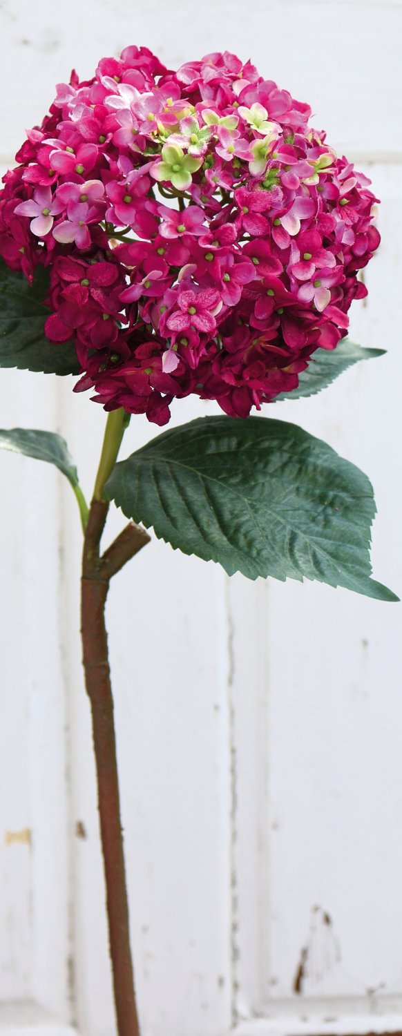Künstliche Hortensie, 60 cm, pink