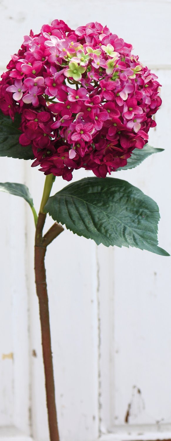 Artificial hortensia, 60 cm, pink