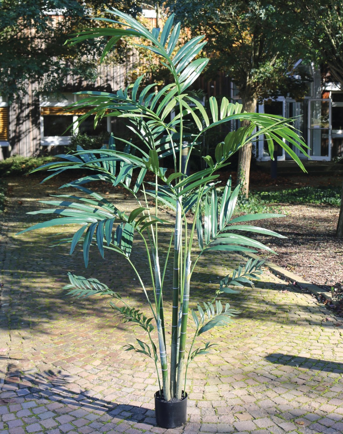 Künstliche Kentia-Palme, getopft, 210 cm, grün